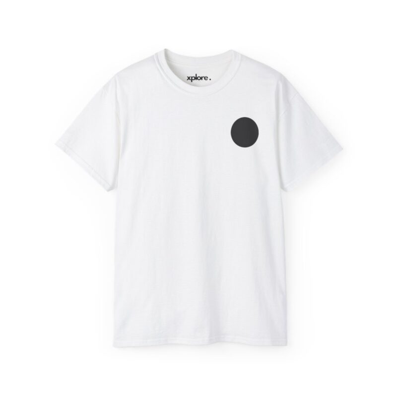 XN3 – WHITE REBEL CIRCLE TEE | UNISEX ULTRA COTTON TEE