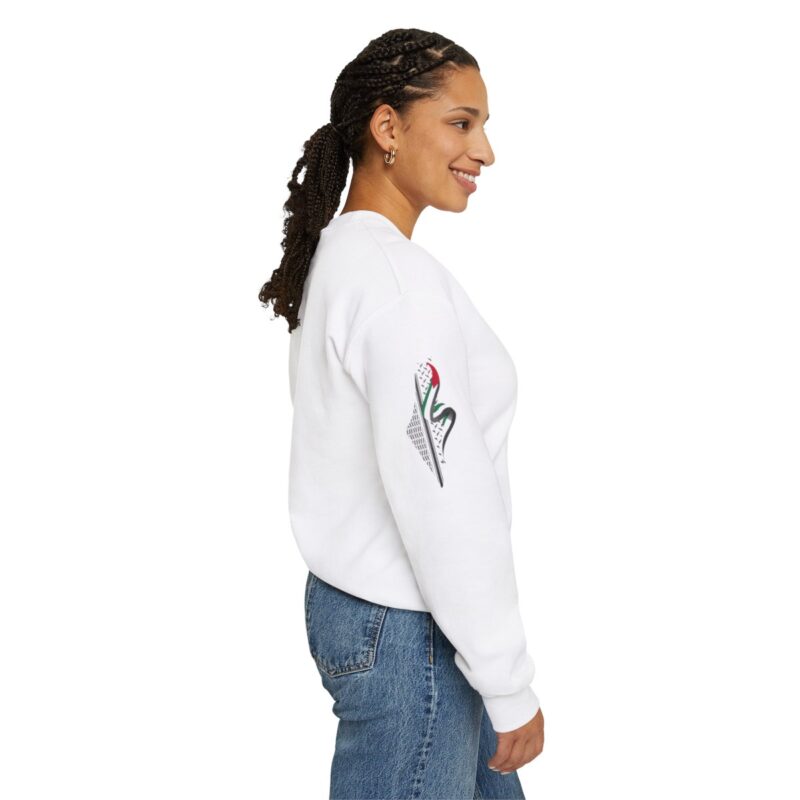 XN8 – PALESTINE “ABSTRACT ART” SWEATSHIRT| RIGHT SLEEVE