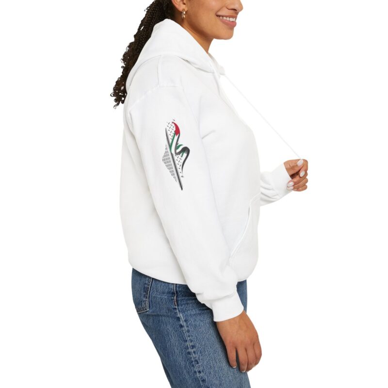 XN5 – PALESTINE “ABSTRACT ART” HOODIE| RIGHT SLEEVE