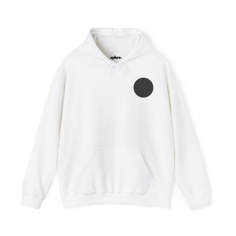 XN6 – WHITE REBEL CIRCLE HOODIE