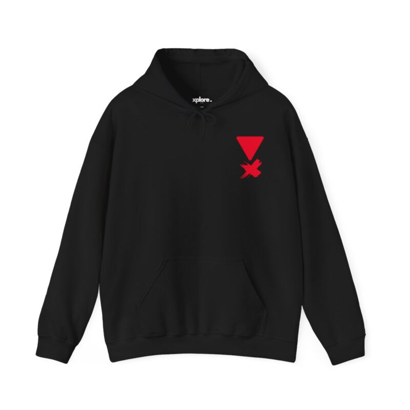 XN6 – XPLORE RED X TRIANGLE HOODIE